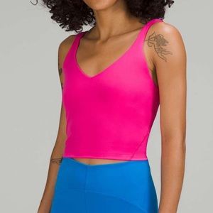 Lululemon sonic pink align tank NEW